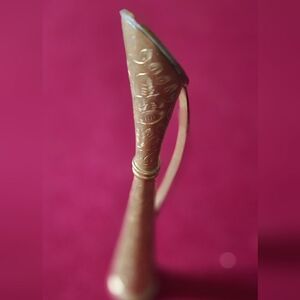 Vintage brass oil pitcher